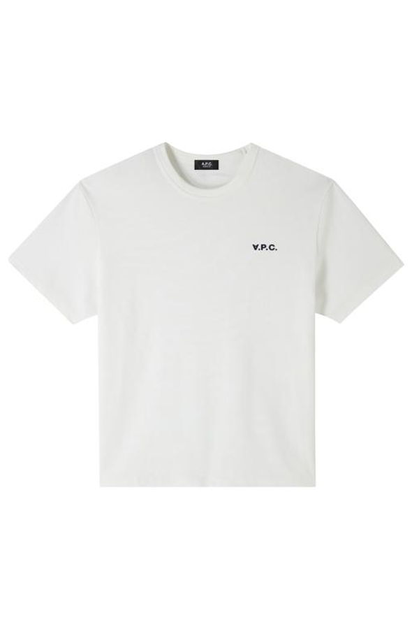 A.P.C. T-Shirt - White Dark Navy