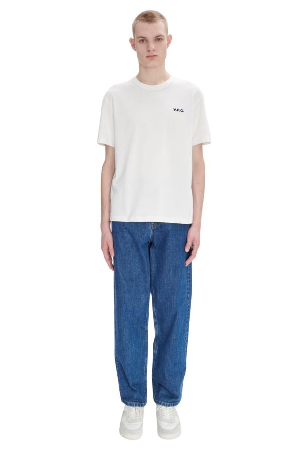 A.P.C. T-Shirt - White Dark Navy