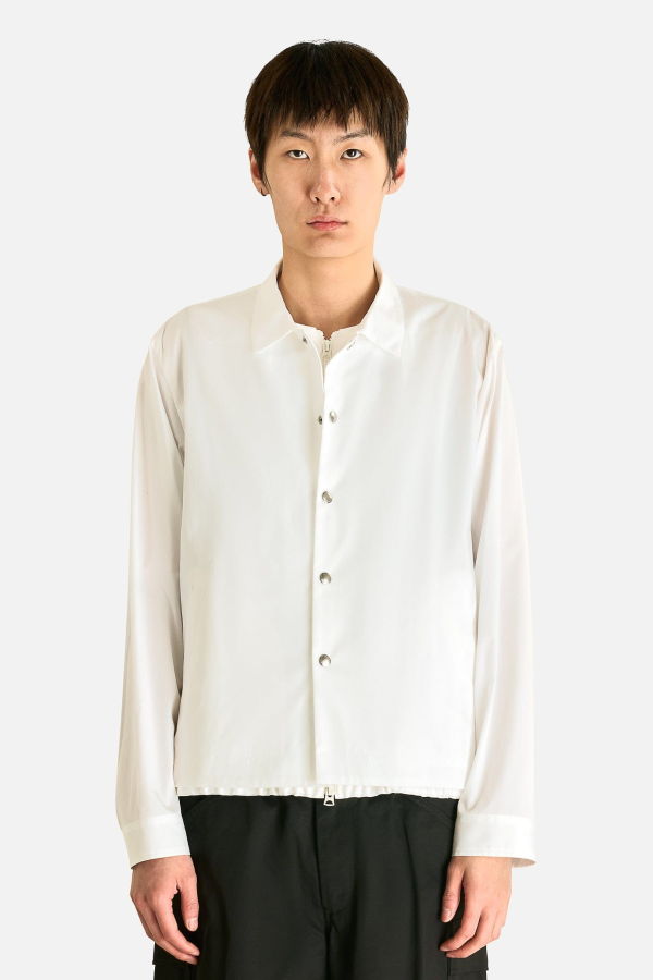 sacai Poplin Blouson Jacket - Off White