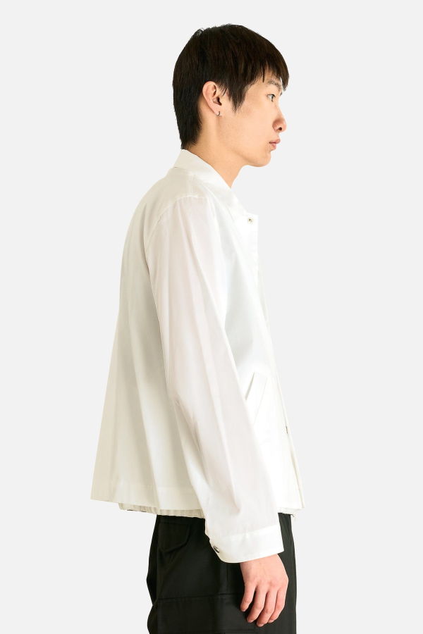sacai Poplin Blouson Jacket - Off White