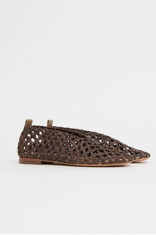 Mansur Gavriel Woven Ballerina Flat