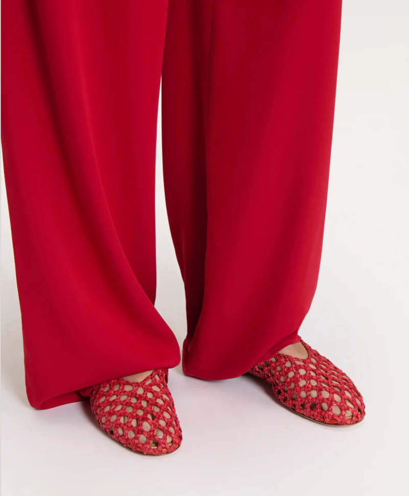 Mansur Gavriel Woven Ballerina Flat