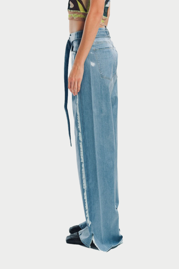 Ottolinger Glazed Baggy Jeans - Blue
