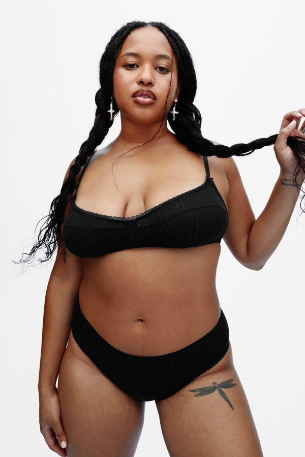 Cou Cou Intimates The Balconette Bra - Black