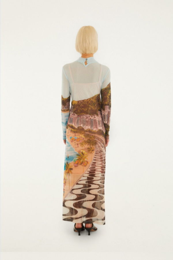 Farm Rio Copacabana Beach Maxi Dress