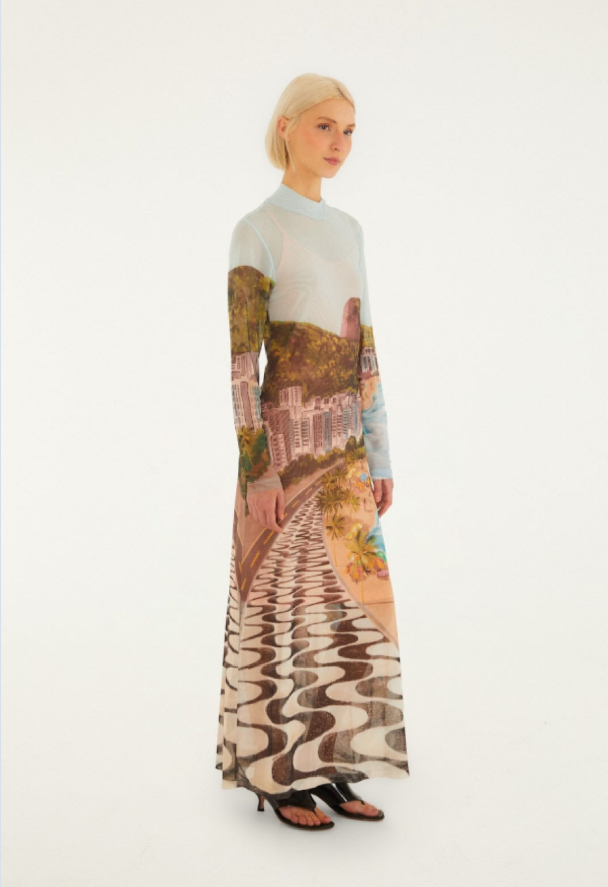 Farm Rio Copacabana Beach Maxi Dress - Image 3 of 5