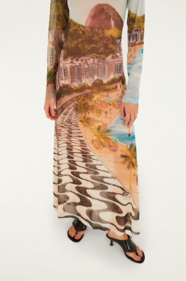 Farm Rio Copacabana Beach Maxi Dress