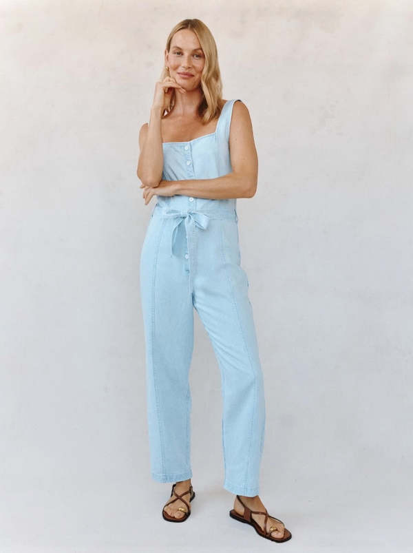 Bella Dahl Square Neck Jumpsuit