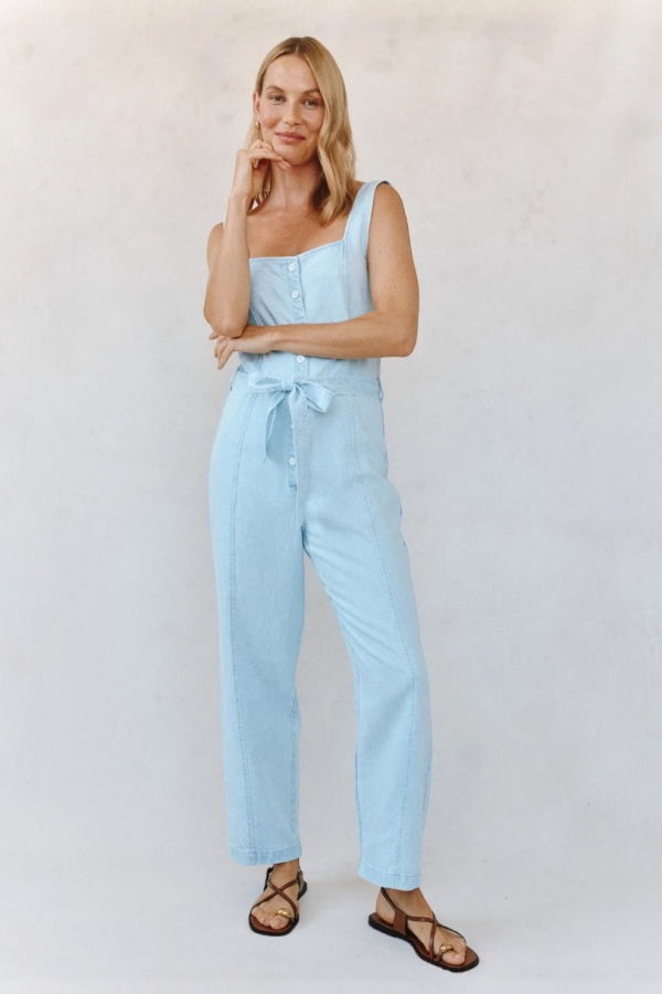 Bella Dahl Square Neck Jumpsuit