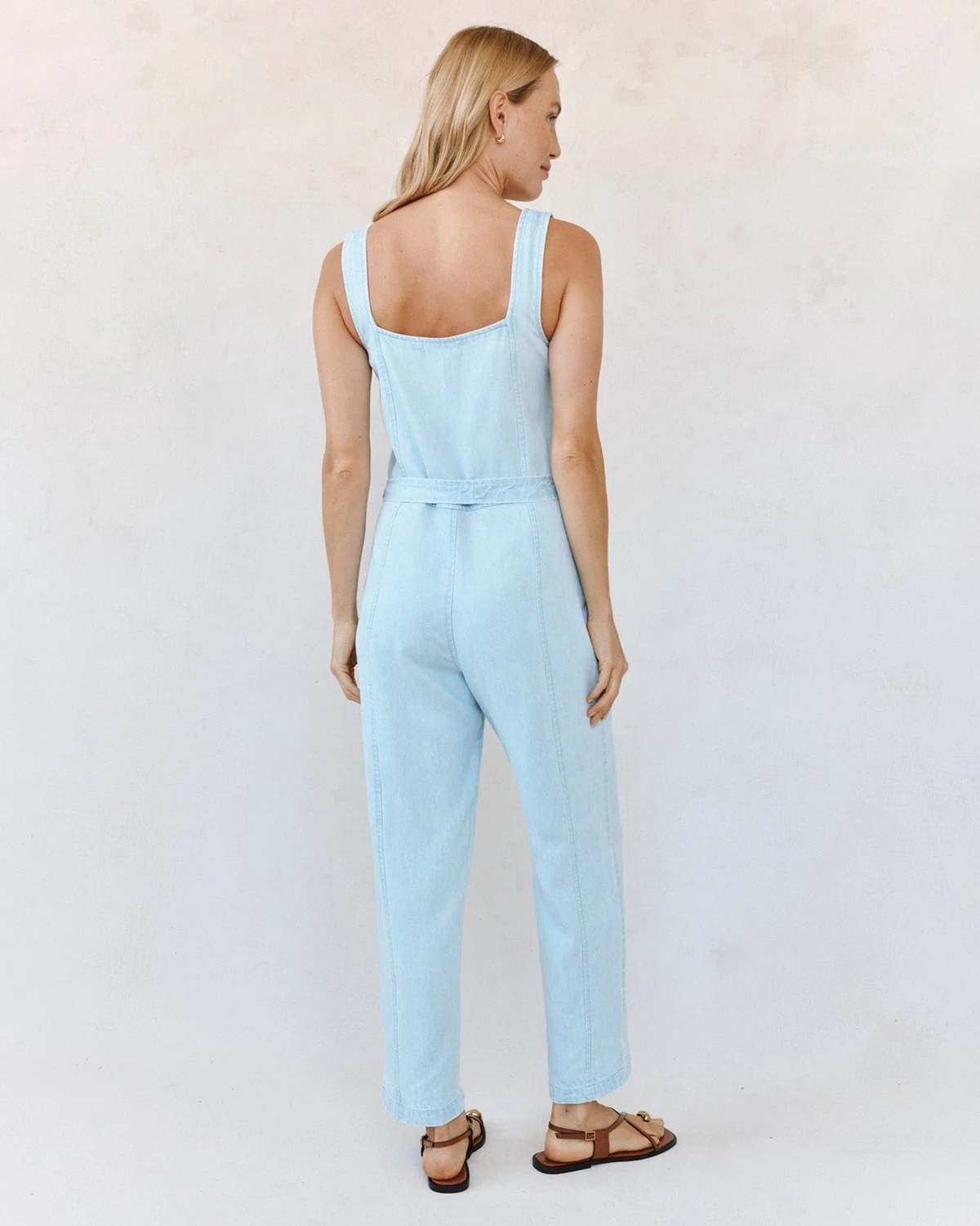 Bella Dahl Square Neck Jumpsuit - Image 4 of 4