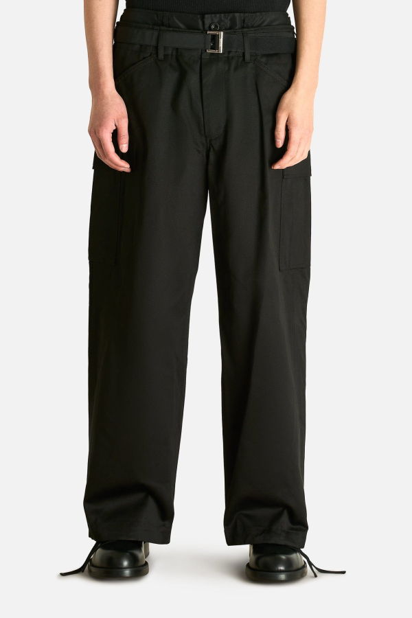 sacai Cotton Chino Nylon Twill Pants