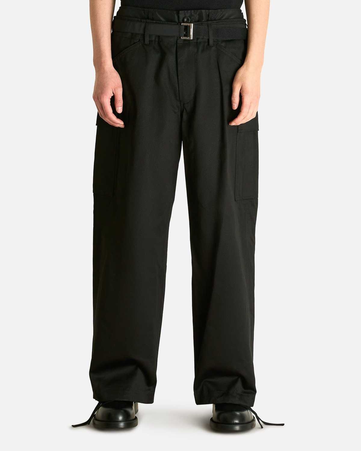 sacai Cotton Chino Nylon Twill Pants - Image 1 of 8