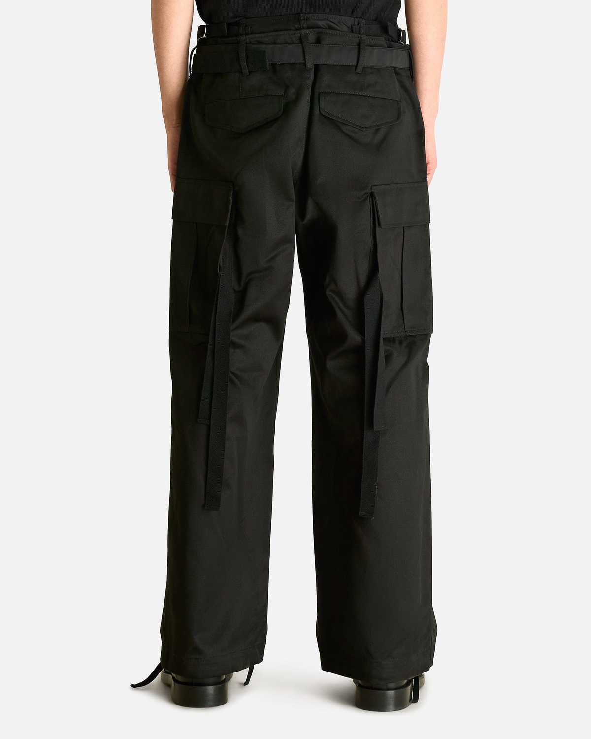 sacai Cotton Chino Nylon Twill Pants - Image 3 of 8