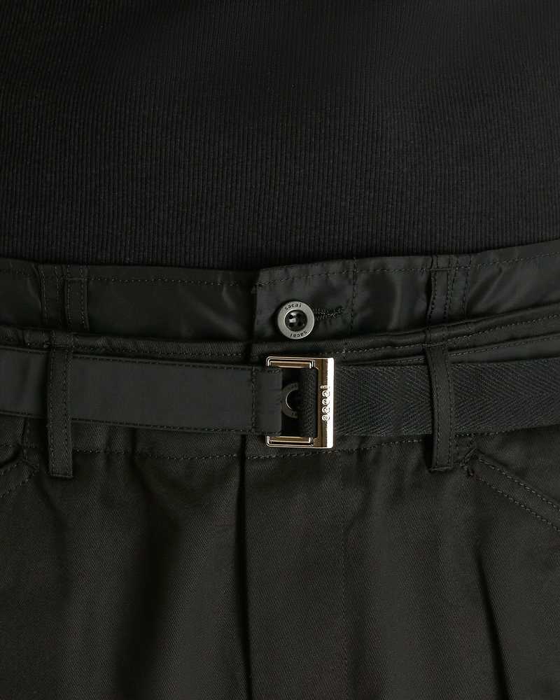 sacai Cotton Chino Nylon Twill Pants