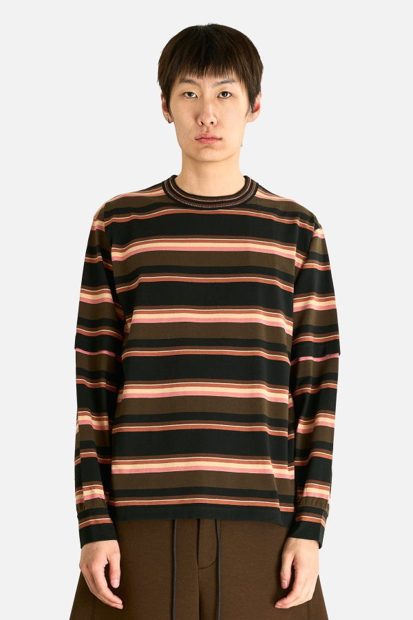 sacai Horizontal Stripe Longsleeve Shirt