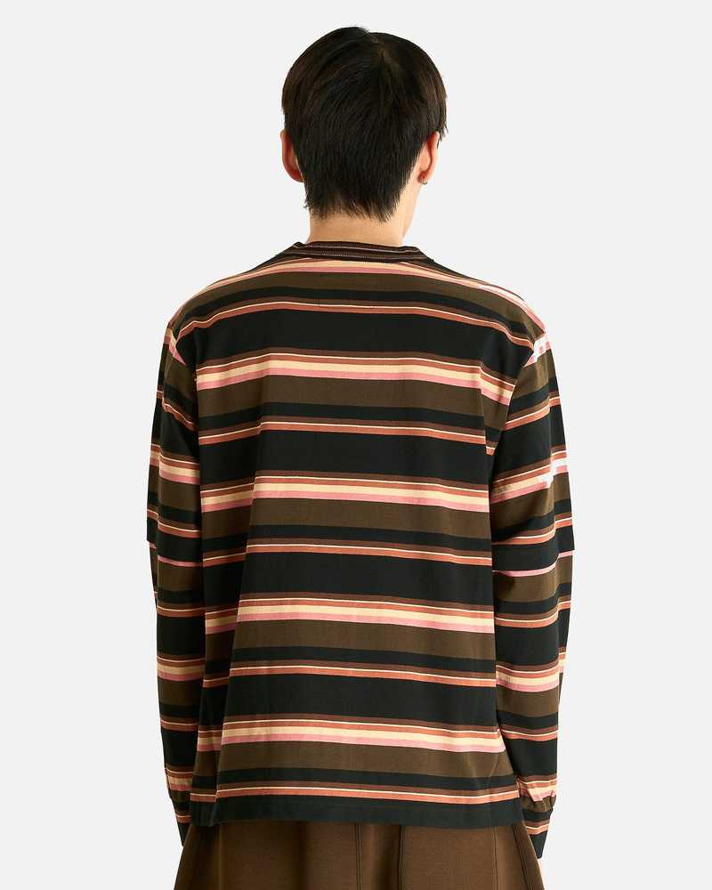 sacai Horizontal Stripe Longsleeve Shirt