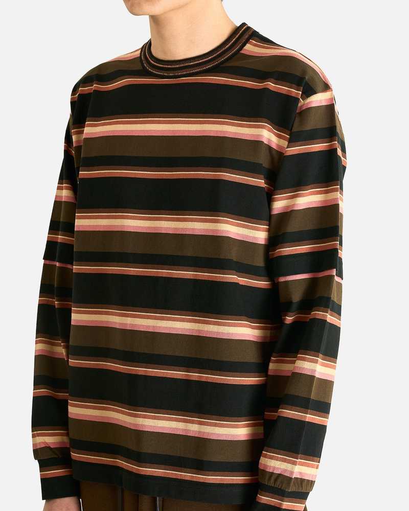 sacai Horizontal Stripe Longsleeve Shirt