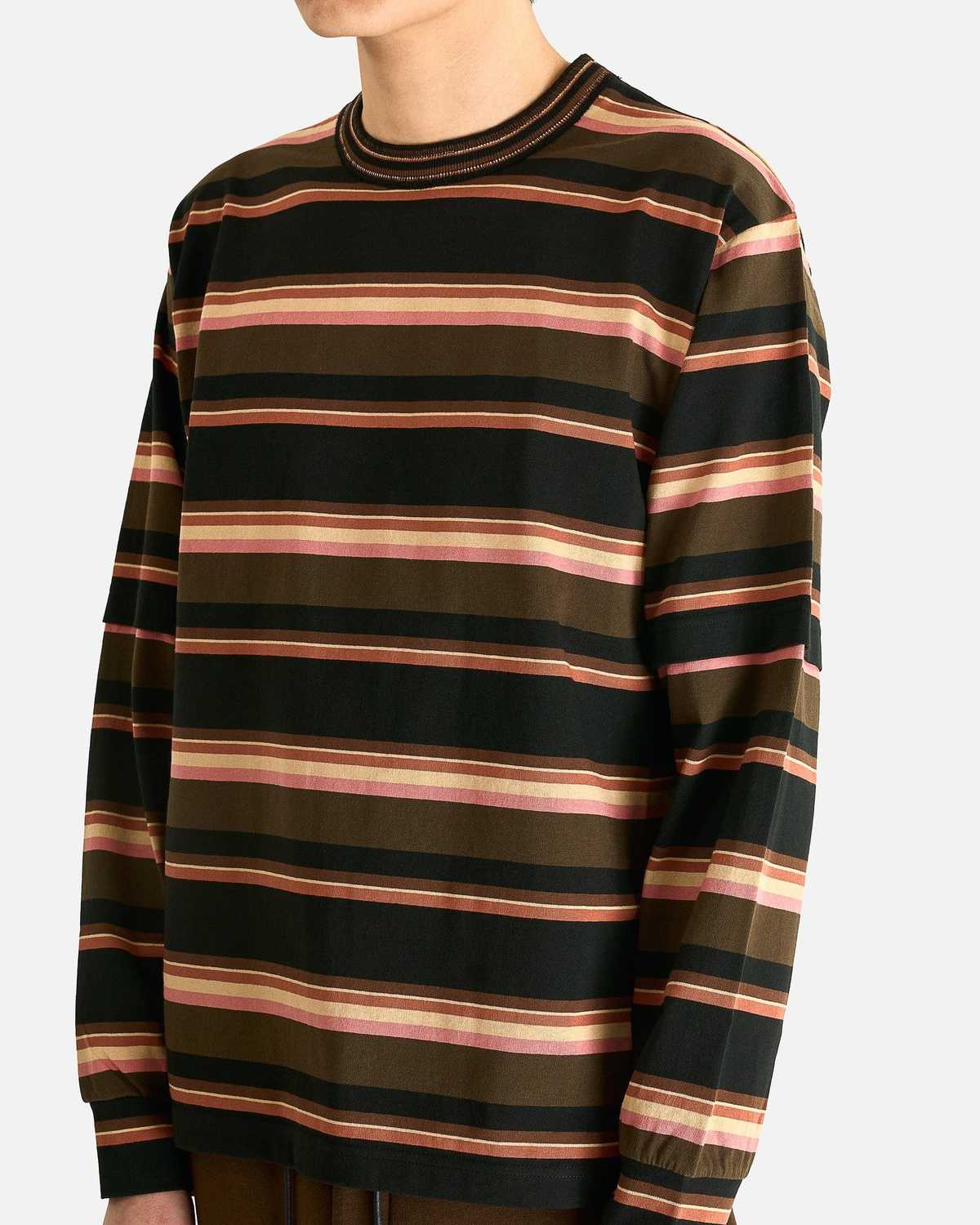 sacai Horizontal Stripe Longsleeve Shirt - Image 4 of 5
