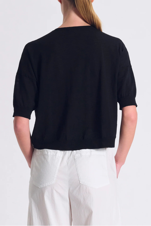 Transit Par Such Button Cardigan - Black