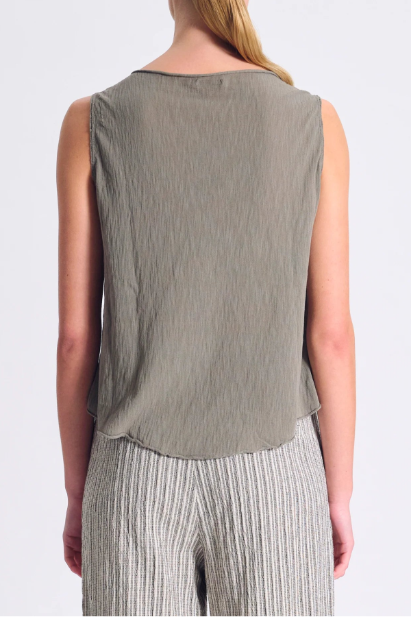 Transit Par Such Sleeveless Tank Top - Gray