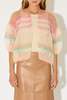 Maiami SS Pastel Stripes Mohair Cardigan - Pastel Stripes - Thumbnail 2