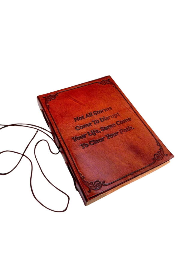 Soothi "Not All Storms" Leather Journal