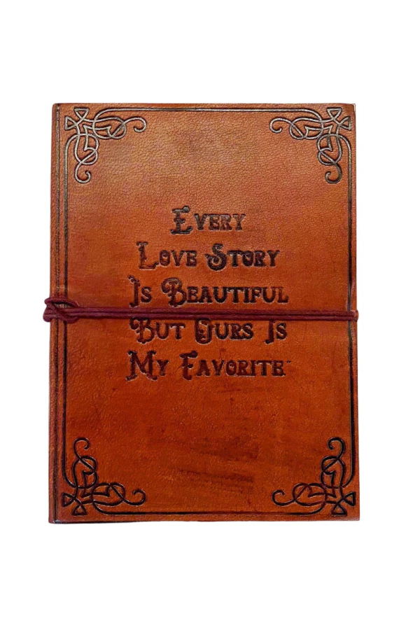 Soothi Our Love Story Leather Journal