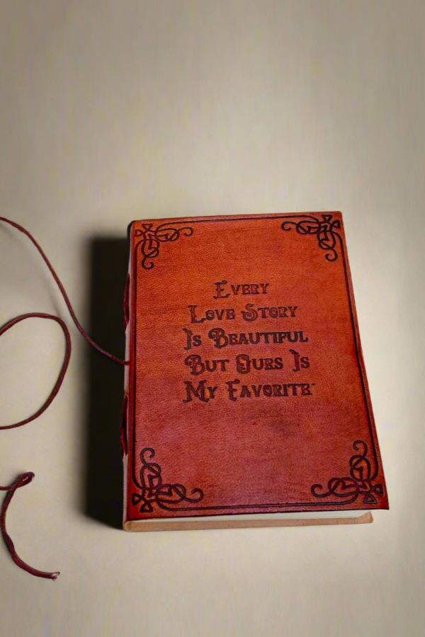 Soothi Our Love Story Leather Journal