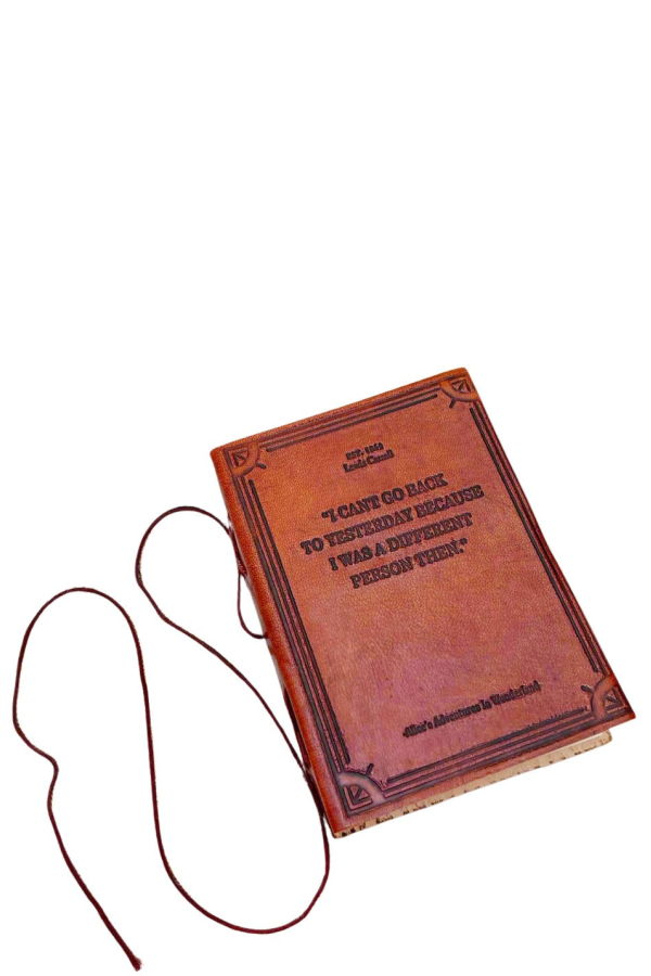 Soothi Alice In Wonderland Leather Journal