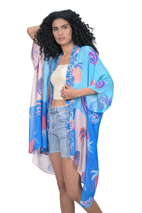 Vismaya Be The Exception Kimono - Blue