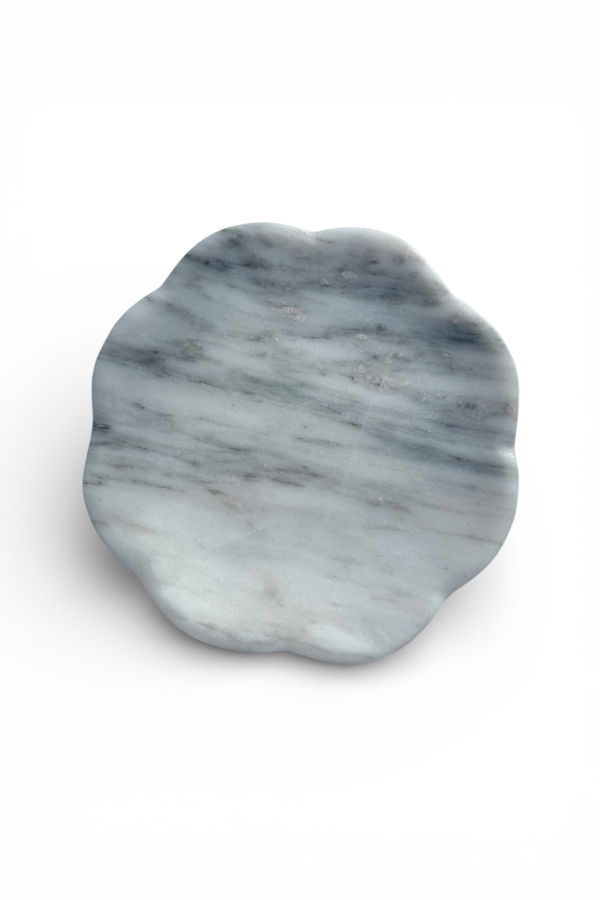 Villa Lua Home Belle Marble Tray - White