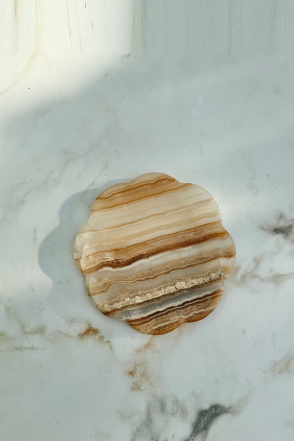 Villa Lua Home Belle Onyx Tray - Amber