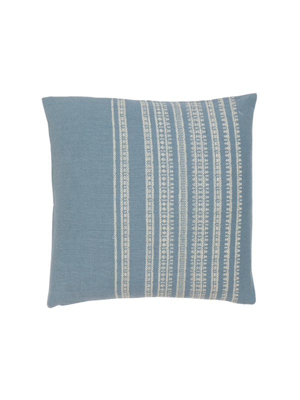 Alamwar BK Cornflower Blue/Shell Handwoven Pillow Cover