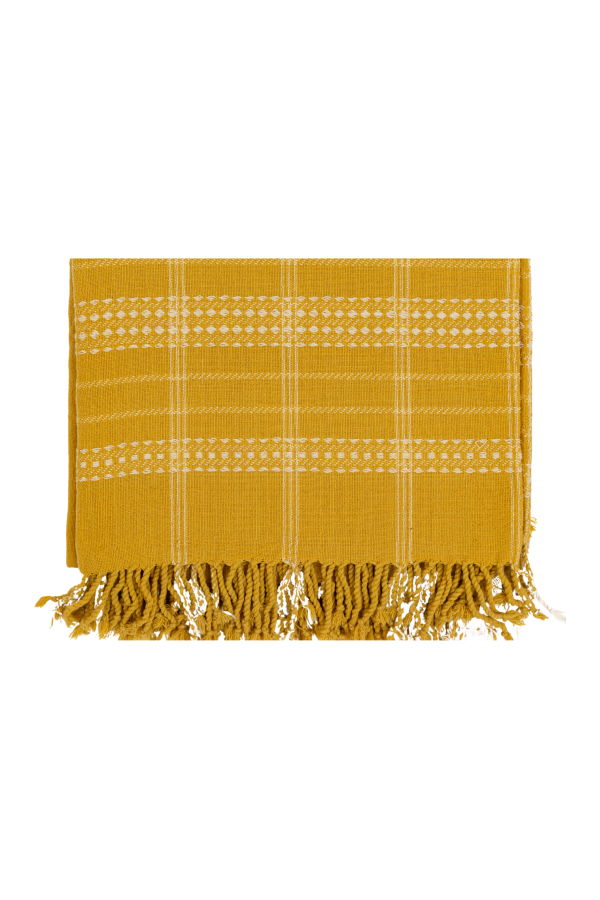 Alamwar BK Handwoven Bedspread - Tuscany Yellow