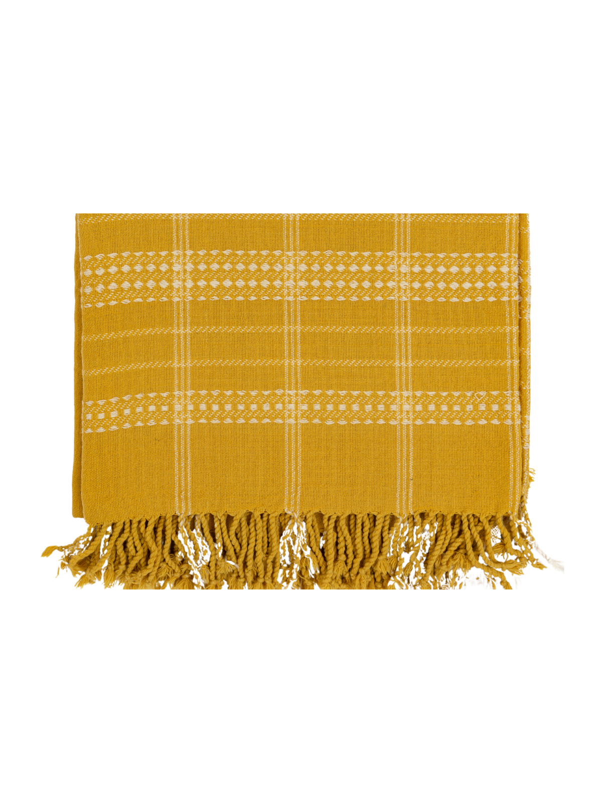 Alamwar BK Handwoven Bedspread - Tuscany Yellow - Image 1 of 3