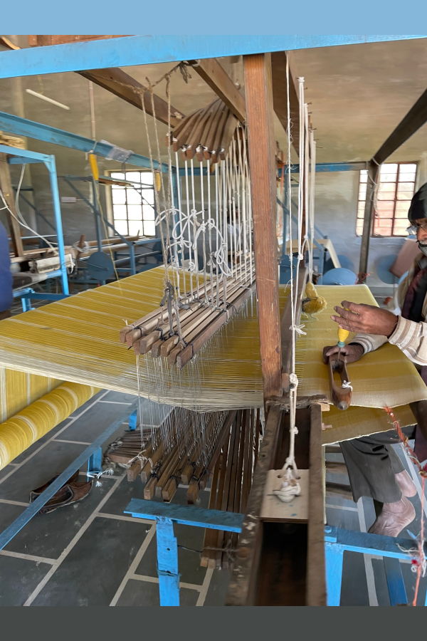 Alamwar BK Handwoven Bedspread - Tuscany Yellow