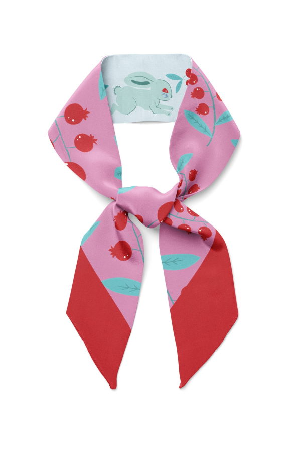Centinelle Bunnies Twilly Ribbon Scarf