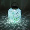 Allsop Home & Garden Cabin Solar Lantern 8" Handblown Glass Lantern - Thumbnail 2