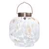 Allsop Home & Garden Cabin Solar Lantern 8" Handblown Glass Lantern - Thumbnail 6