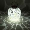 Allsop Home & Garden Cabin Solar Lantern 8" Handblown Glass Lantern - Thumbnail 7