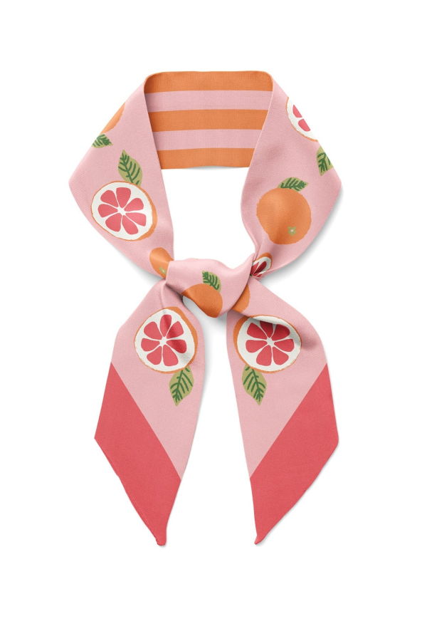 Centinelle California Pomelo Twilly Ribbon Scarf