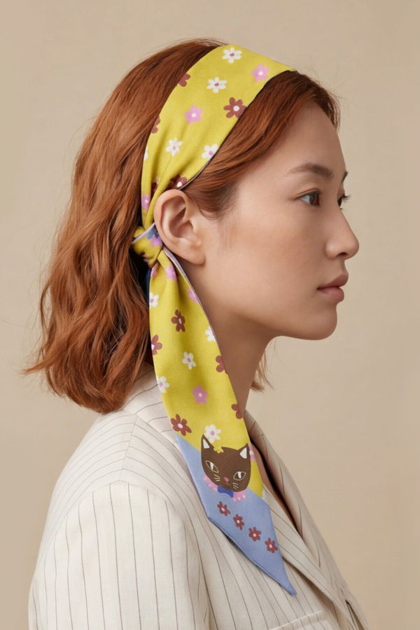 Centinelle Chat Au Chocolat Twilly Scarf