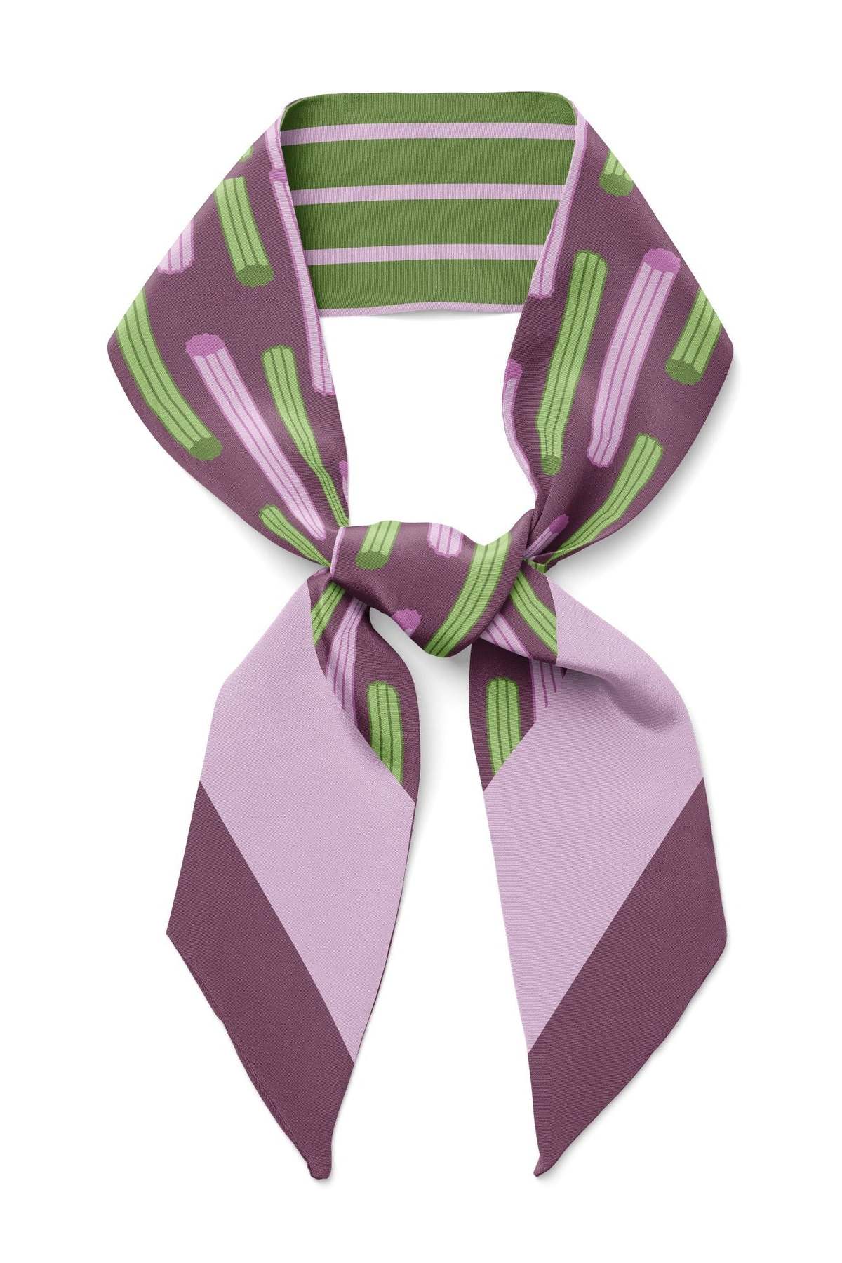 Centinelle Churros Twilly Ribbon Scarf - Image 1 of 4