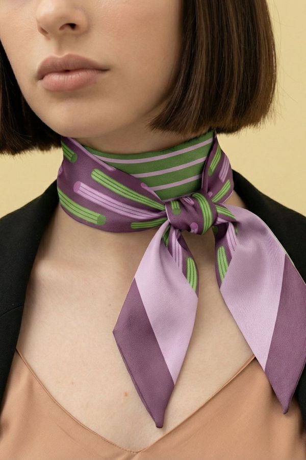 Centinelle Churros Twilly Ribbon Scarf