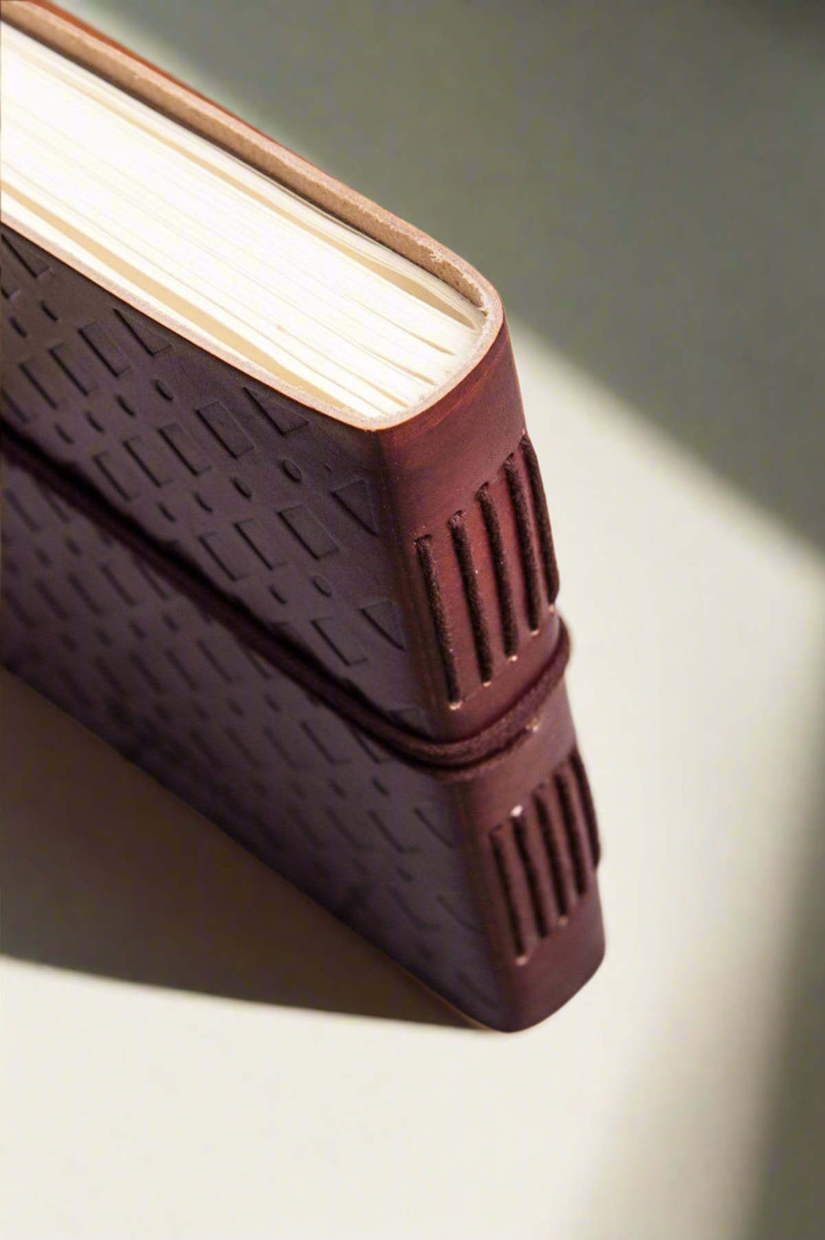 Soothi Compass 7x7 Artist Handmade Leather Journal - Image 4 of 10