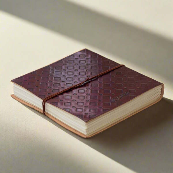 Soothi Compass 7x7 Artist Handmade Leather Journal