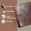 Soothi Compass 7x7 Artist Handmade Leather Journal - Thumbnail 10