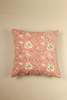 Ninéh Coral Spring Block Print Pillow - Thumbnail 1