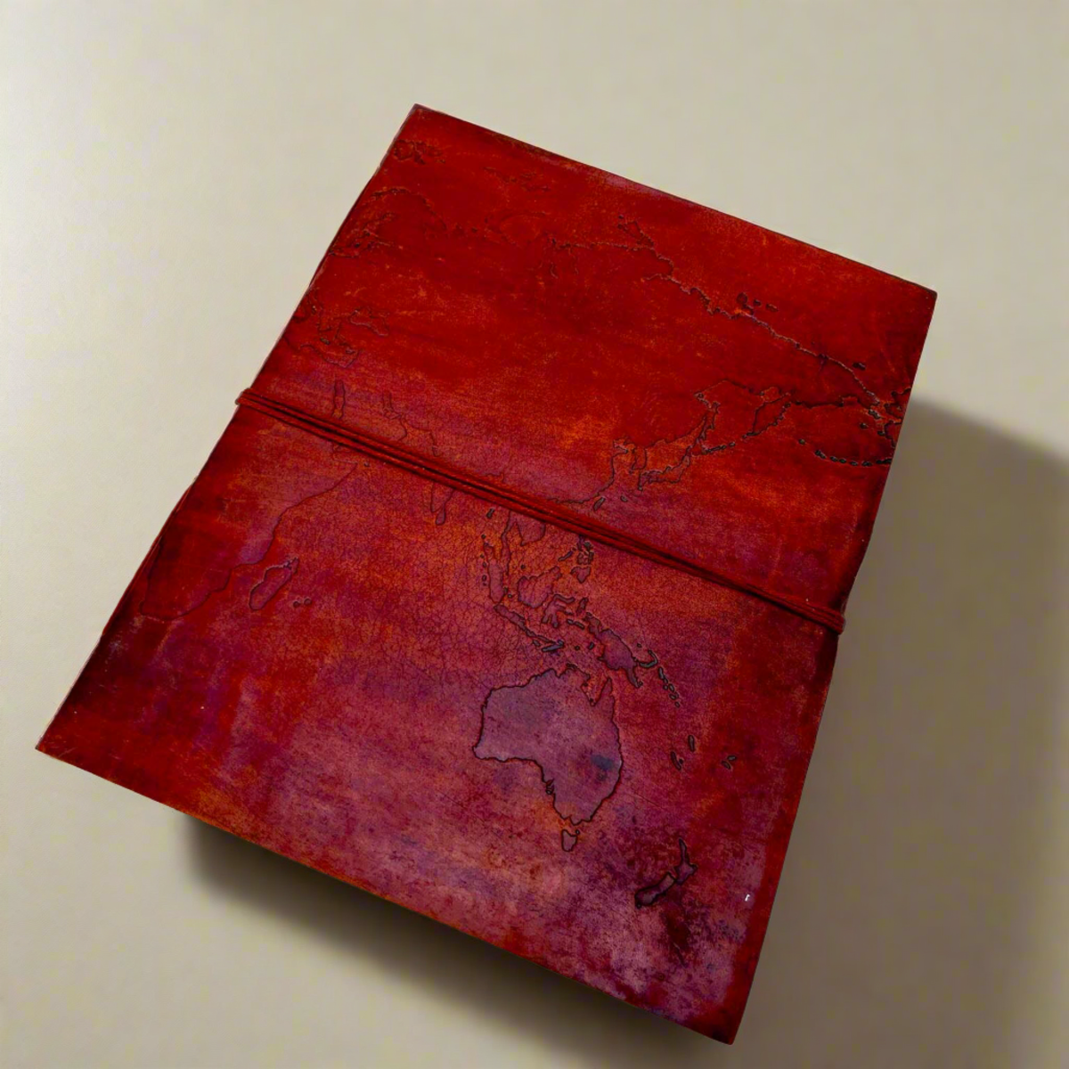 Soothi Extra Large World Map Handmade Leather Journal - Image 11 of 13