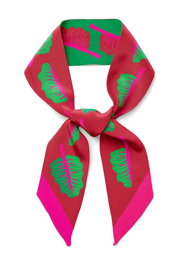Centinelle Glowing Chard Twilly Ribbon Scarf
